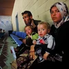 Một gia đình người tỵ nạn Syria. (Nguồn: ideastream.org)