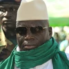 Tổng thống Gambia Yahya Jammeh dự một cuộc míttinh ở Bakau, phía tây thủ đô Banjul. (Nguồn: AFP/TTXVN)