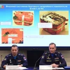 Đại diện của Nga tại cuộc họp báo công bố về giải mã hộp đen chiếc máy bay Su-24 bị Thổ Nhĩ Kỳ bắn rơi. (Nguồn: THX/TTXVN)
