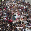Người biểu tình ở Mexico City. (Nguồn AP)