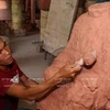 Độc đáo các bộ tượng gốm sứ của làng nghề Bát Tràng 