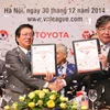 Toyota trở thành doanh nghiệp nước ngoài đầu tiên tài trợ cho V-League