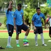 Mục tiêu đầu tiên của U23 Malaysia là giữ sạch lưới U23 Việt Nam. (Ảnh: S.S.KANESAN/ The STAR)