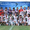 Đội U14 nữ Việt Nam giành chức vô địch một cách xứng đáng. Một lần nữa bóng đá nữ làm rạng danh Việt Nam trong khu vực. (Ảnh: Hiếu Lương/Vietnam+)