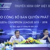 Toàn cảnh buổi họp báo công bố bản quyền Champions League 2015-2018 của VTVcab. (Ảnh: Minh Chiến/Vietnam+)