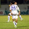 Hoàng Anh Gia Lai lần đầu tiên trong mùa giải V-League 2015 có hai thắng lợi liên tiếp. (Ảnh: VPF)