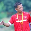 Ông Tuấn đặt nhiều niềm tin vào lứa U19 Việt Nam do mình dẫn dắt. (Ảnh: Minh Chiến/Vietnam+)