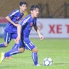 So với các cầu thủ trẻ ở giải U21, Minh Vương (số 11) có trình độ quá cao. (Ảnh: Minh Chiến/Vietnam+)