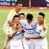 U21 Hà Nội T&T là đội duy nhất còn lại toàn thắng ở giải U21. (Ảnh: VFF)