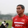 Huấn luyện viên Mai Đức Chung khẳng định tuyển nữ Việt Nam sẽ chơi nhỏ, ngắn kiểu "tiki-taka". (Ảnh: Đăng Huỳnh/Vietnam+)