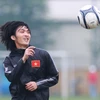 Tuấn Anh (số 8) không còn lỡ hẹn với U23 Việt Nam vì chấn thương. (Ảnh: Minh Chiến/Vietnam+)