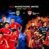 Cuộc đối đầu giữa MuangThong United và Bình Dương quy tụ những ngôi sao hàng đầu của cả hai nền bóng đá. (Ảnh: Ban tổ chức)