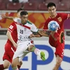 U23 Trung Quốc (áo đỏ) kết thúc giải trong nỗi thất vọng lớn. (Ảnh: AFC)