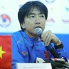 Huấn luyện viên Miura buồn bã vì U23 Việt Nam chơi hay nhưng vẫn thua. (Ảnh: Minh Chiến/Vietnam+)