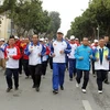 Tập đoàn Hương Sen đồng hành cùng “Ngày chạy Olympic vì sức khoẻ toàn dân”. (Ảnh: Ban tổ chức cung cấp)