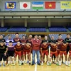 Tuyển Futsal Việt Nam sẽ bước vào trận giao hữu đầu tiên trên đất Nhật Bản vào hồi 17 giờ chiều nay. (Ảnh: VFF)