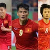 [Từ trái qua] Hà Đức Chinh, Công Vinh và Minh Nguyệt sẽ cùng đội U19, tuyển quốc gia nam và tuyển nữ bước vào tháng 5 đầy bão tố. (Ảnh: Minh Chiến/Vietnam+)
