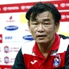 Huấn luyện viên Phan Thanh Hùng đã đưa Than Quảng Ninh leo lên vị trí thứ năm với chỉ 2 điểm kém Thanh Hóa ở ngôi nhì bảng. (Ảnh: Minh Chiến/Vietnam+)