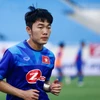 Xuân Trường tập riêng vì chấn thương khi còn thi đấu cho Incheon United. (Ảnh: Minh Chiến/Vietnam+)