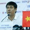 Hữu Thắng muốn gặp cả chủ nhà Myanmar ở Aya Bank Cup 2016. (Ảnh: Minh Chiến/Vietnam+)