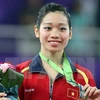 Hà Thanh là một trong những hy vọng huy chương của đoàn Việt Nam ở Olympic. (Ảnh: TTXVN)