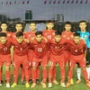 Đội hình U16 Việt Nam đánh bại Australia ở vòng bảng. (Ảnh: VFF)