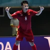 Cú hat-trick của Minh Trí đã góp công mang về thắng lợi đầu tiên cho Futsal Việt Nam tại World Cup. (Ảnh: Getty)