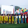 Viettel World Cup là giải đấu phong trào của Viettel được tổ chức trong toàn bộ đơn vị, trên mọi quốc gia có Viettel. Vòng chung kết tổ chức tại Việt Nam diễn ra từ 4/10 tới 15/10. (Ảnh: Minh Chiến/Vietnam+)
