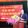 Hoàng Xuân Vinh phát biểu trong buổi gặp mặt các thế hệ xạ thủ quân đội hôm 17/12 vừa qua. (Ảnh: Quý Lượng)