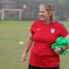 Bà Lisa Hamilton tin rằng bóng đá nữ Việt Nam có tiềm năng phát triển rất lớn. (Ảnh: Huy/Vietnam+)