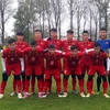 Đội hình U21 Việt Nam trong trận gặp Roda JC. (Ảnh: VFF)