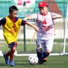 Trại Hè bóng đá Toyota đã giúp trẻ em Việt Nam có nhiều cơ hội tiếp xúc với bóng đá chuyên nghiệp hơn. (Ảnh: Minh Chiến/Vietnam+)
