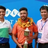 Golf thủ Andy Chu Minh Đức trở thành nhà vô địch chuyên nghiệp đầu tiên của Việt Nam. (Ảnh: Ban tổ chức cung cấp)