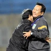 Trao đổi với VietnamPlus, HLV Hoàng Văn Phúc khẳng định chức vô địch V-League 2017 của Quảng Nam đến từ nỗ lực của chính họ chứ không phải cầu cạnh bất kỳ ai khác.