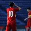U23 Việt Nam có trận đấu đáng thất vọng dù cá nhân Công Phượng đã chơi tốt. (Ảnh: Tuấn Hữu)