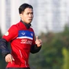 Tiền vệ Đỗ Duy Mạnh đã dính chấn thương và không thể tham dự buổi tập chiều tối ngày 19/12 cùng U23 Việt Nam.