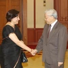 Tổng Bí thư Nguyễn Phú Trọng tiếp Đại sứ CH Ấn Độ