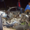 Hiện trường một vụ tai nạn ở Kenya. (Nguồn: THX/TTXVN)
