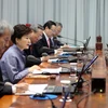 Tổng thống Hàn Quốc Park Geun-hye đã tổ chức cuộc họp thành viên cao cấp của chính phủ về những vấn đề đối ngoại và an ninh quốc gia, ngày 16/12. (Nguồn: AFP/TTXVN)