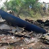 Một vụ rơi máy bay chở hàng Antonov 12 của Nga năm 2009. (Nguồn: AFP/TTXVN)