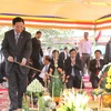 Hà Nội tặng Thủ đô Phnom Penh (Campuchia) 2 triệu USD để xây dựng Trường Tiểu học Phnom Daun Penh. (Ảnh: Xuân Khu/TTXVN)