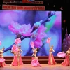 Chương trình giao lưu văn hóa “Thắp sáng niềm tin hữu nghị Việt-Nga" tại Hà Nội. (Ảnh: Minh Đức/TTXVN)
