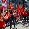 Người Việt tại Canada biểu tình phản đối Trung Quốc