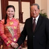 Tăng cường hợp tác giữa các hội Chữ thập Đỏ Việt Nam và Lào