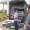 Thanh Hóa: Bắt giữ xe ôtô chở 3 tấn vải không rõ nguồn gốc
