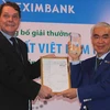 Eximbank nhận giải thưởng Ngân hàng tốt nhất Việt Nam 2014
