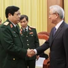 Đại tướng Phùng Quang Thanh tiếp Đại sứ Hàn Quốc