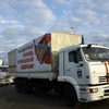 Đoàn xe cứu trợ thứ 10 của Nga cho Ukraine sắp lên đường