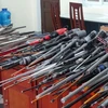 Quảng Trị: Tiêu hủy 25 khẩu súng tự chế và 500 quả pháo các loại