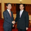Thủ tướng Nguyễn Tấn Dũng tiếp Chủ tịch Hội Hữu nghị Hàn-Việt